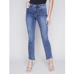 Charlie B Asymmetrical Hem Bootcut Jean