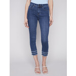 Charlie B Frayed Hem Ankle Jean