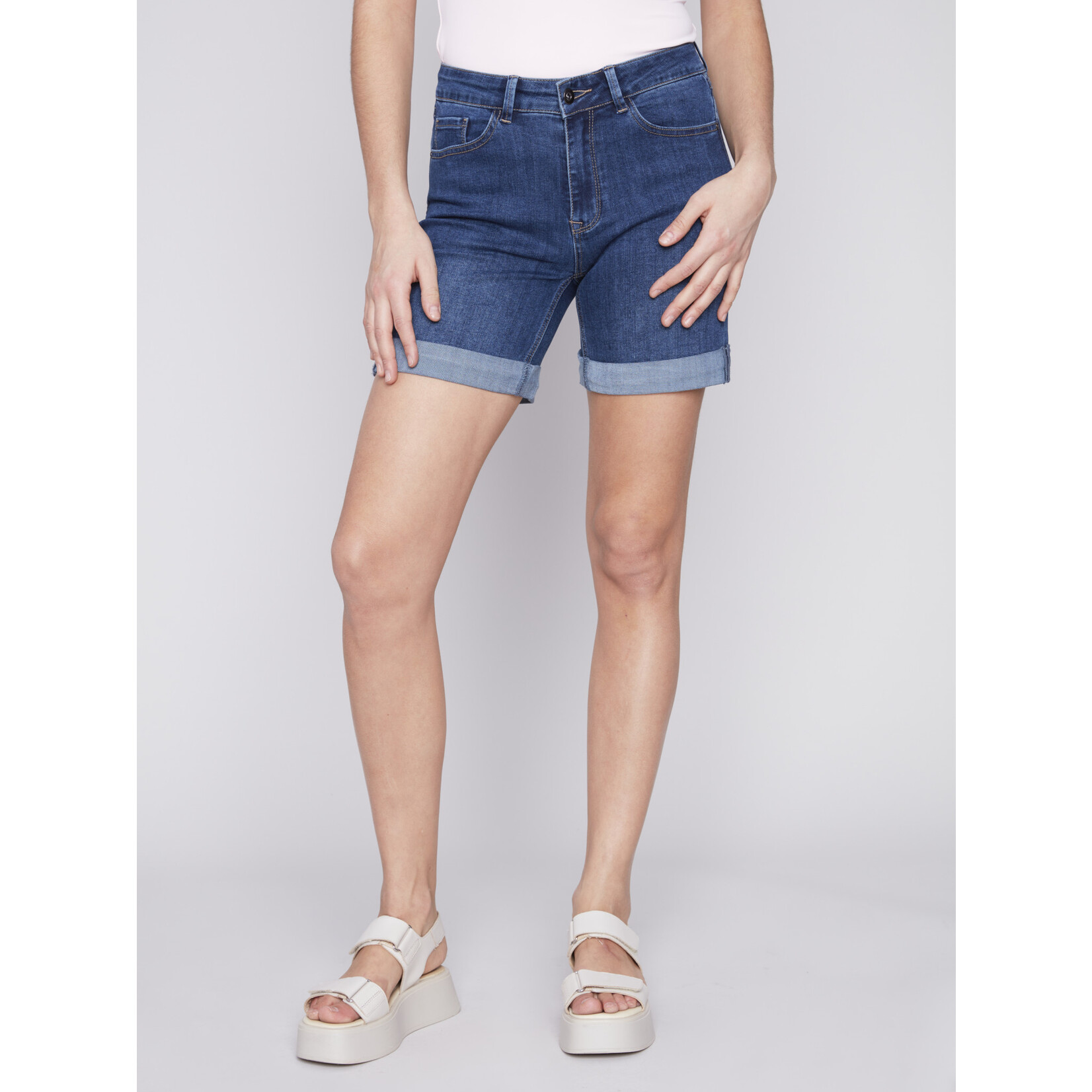 Charlie B Rolled Up Cuff Short