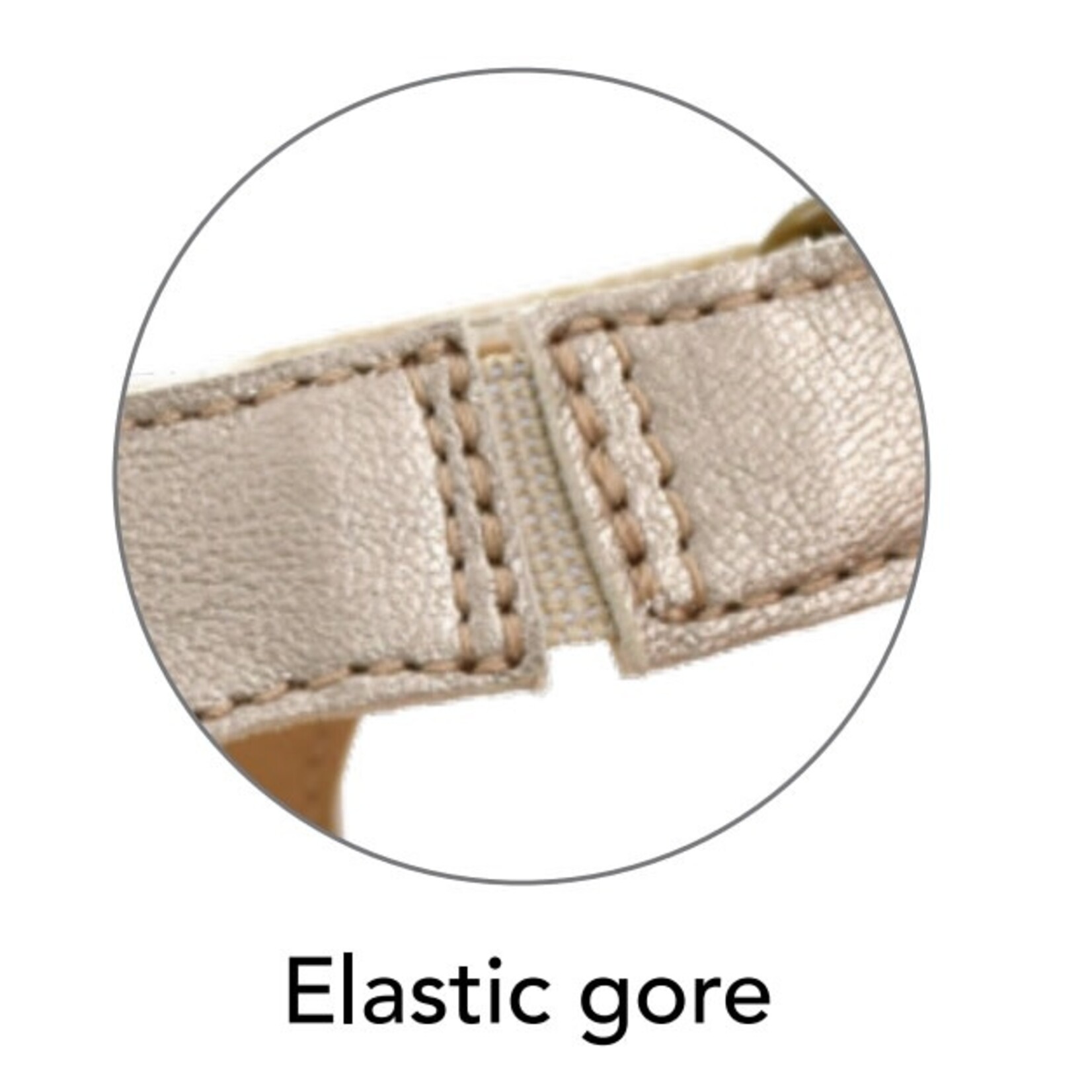 Biotime Grace Leather Sandal Bone Multi