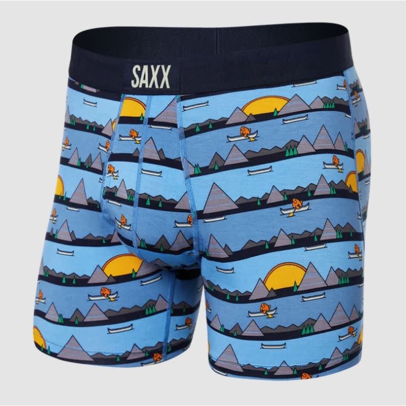 SAXX Ultra Boxer Brief Lazy River Blue