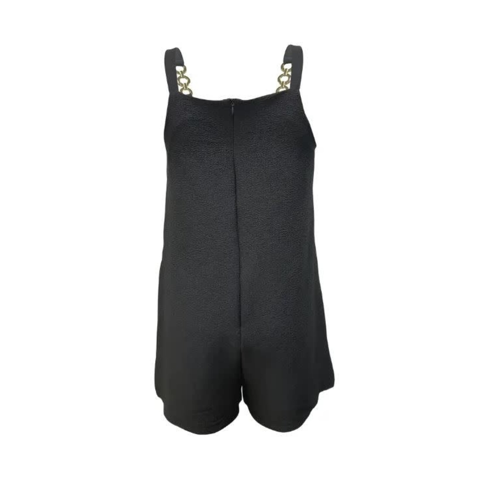 GGS Donna Chain Strap Romper Black