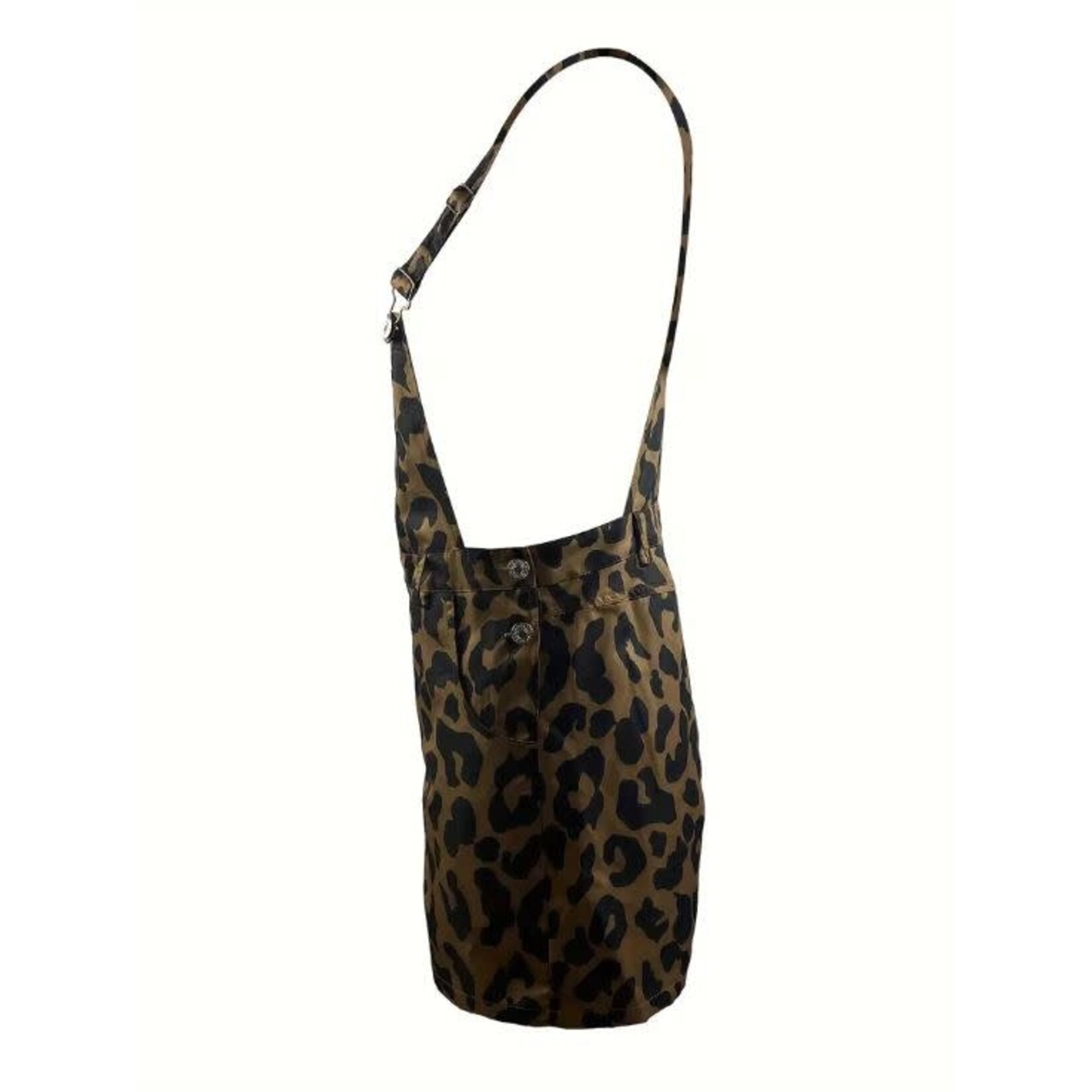 GGS Ashlyn Leopard Shortalls