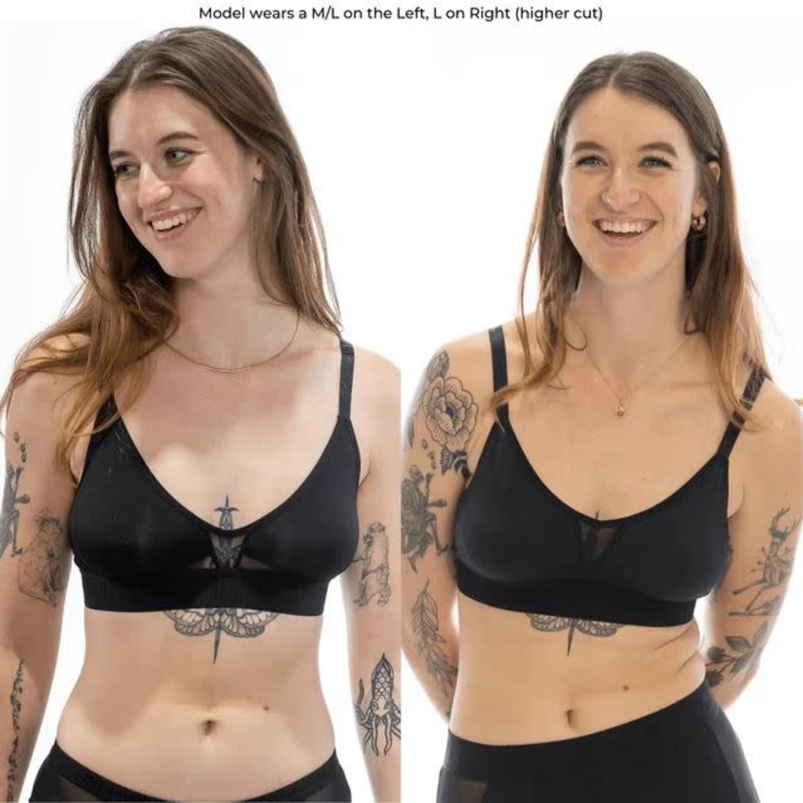 Devon & Lang Bria Bralette Obsidian