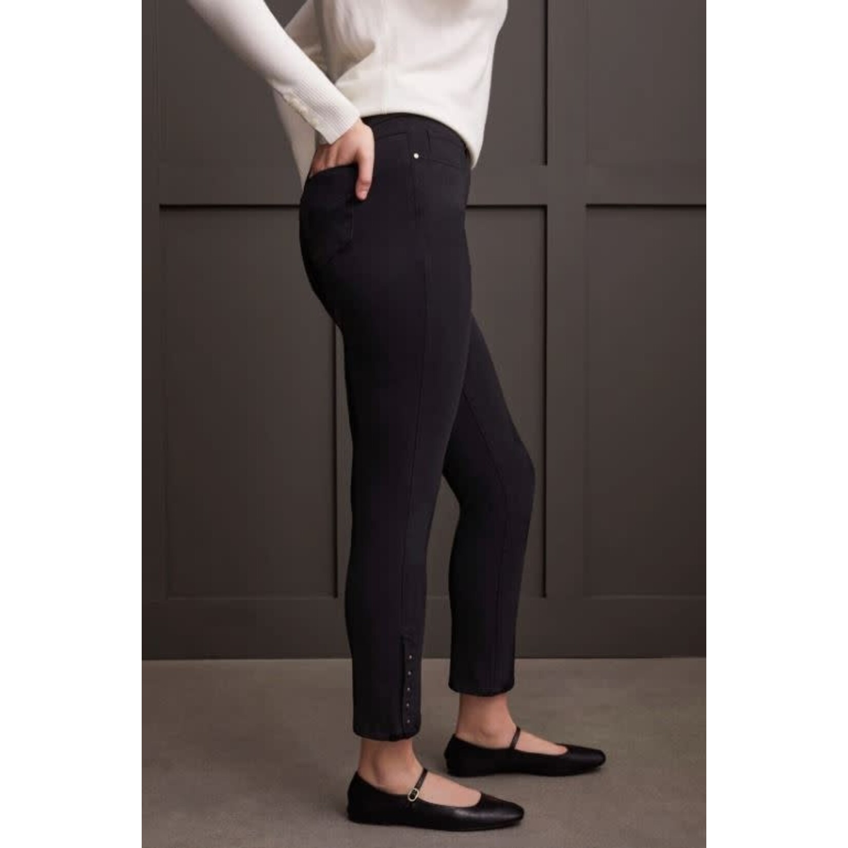 Tribal Ankle Pant With Hem Vent Detail