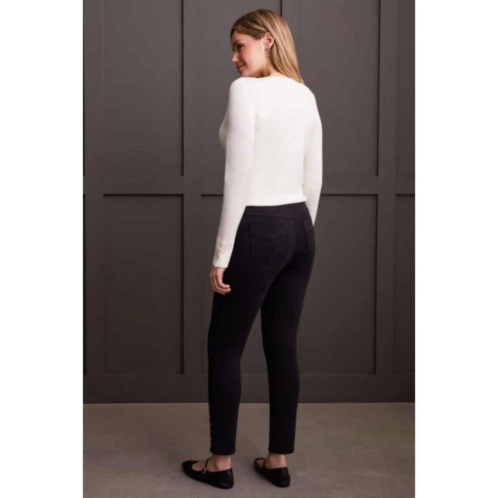 Tribal Ankle Pant With Hem Vent Detail