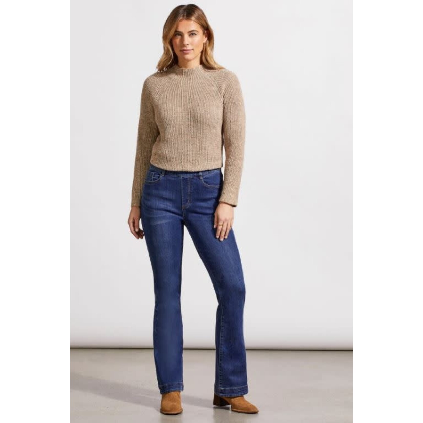 Tribal Audrey Pull On Flare Jeans