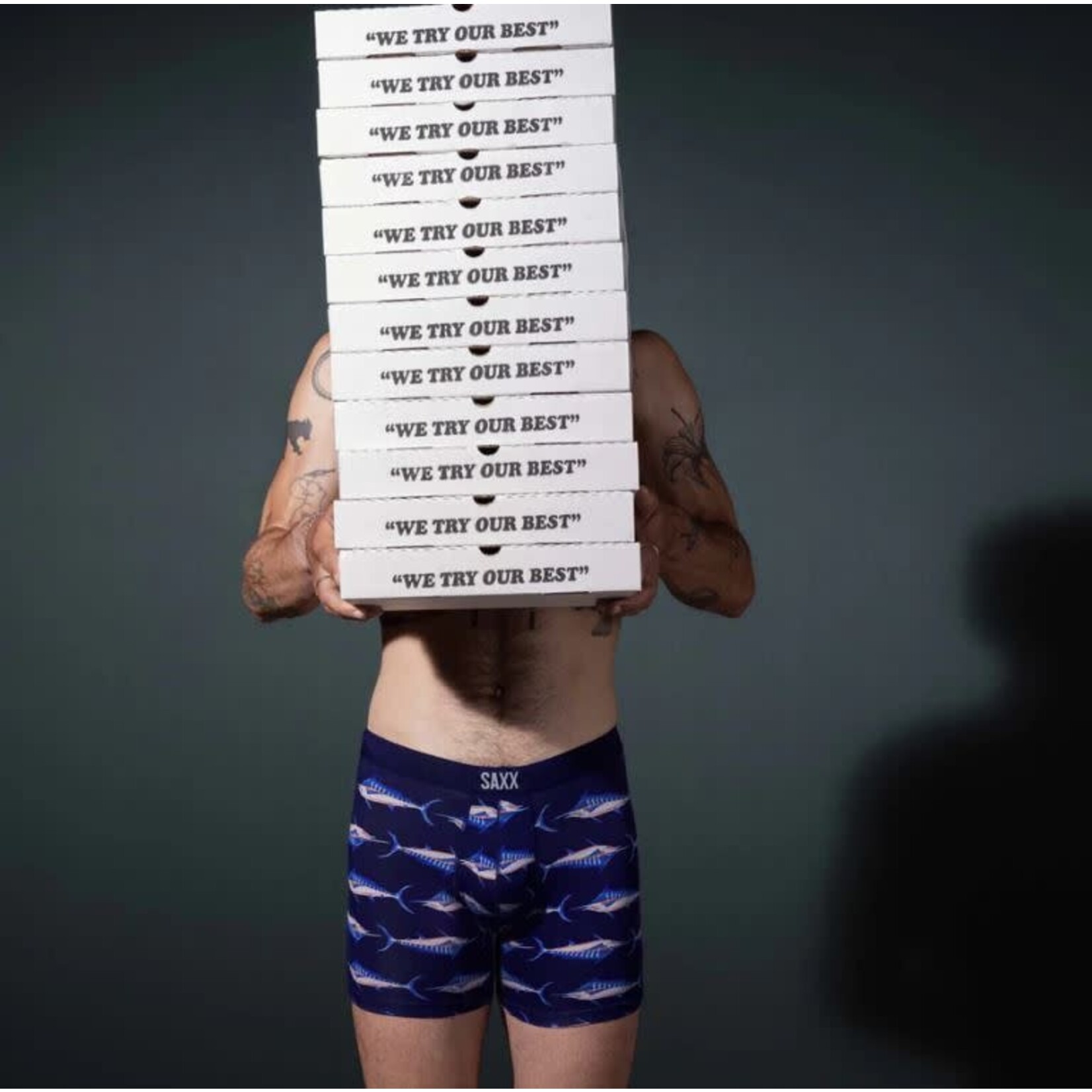 SAXX Vibe Boxer Brief Marlin Matrix
