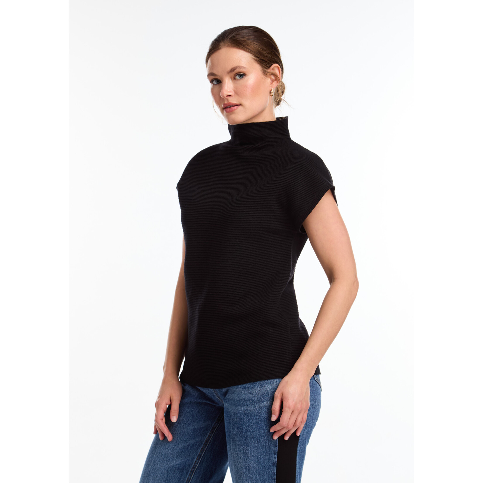 FDJ Short Sleeve Ottoman Sweater