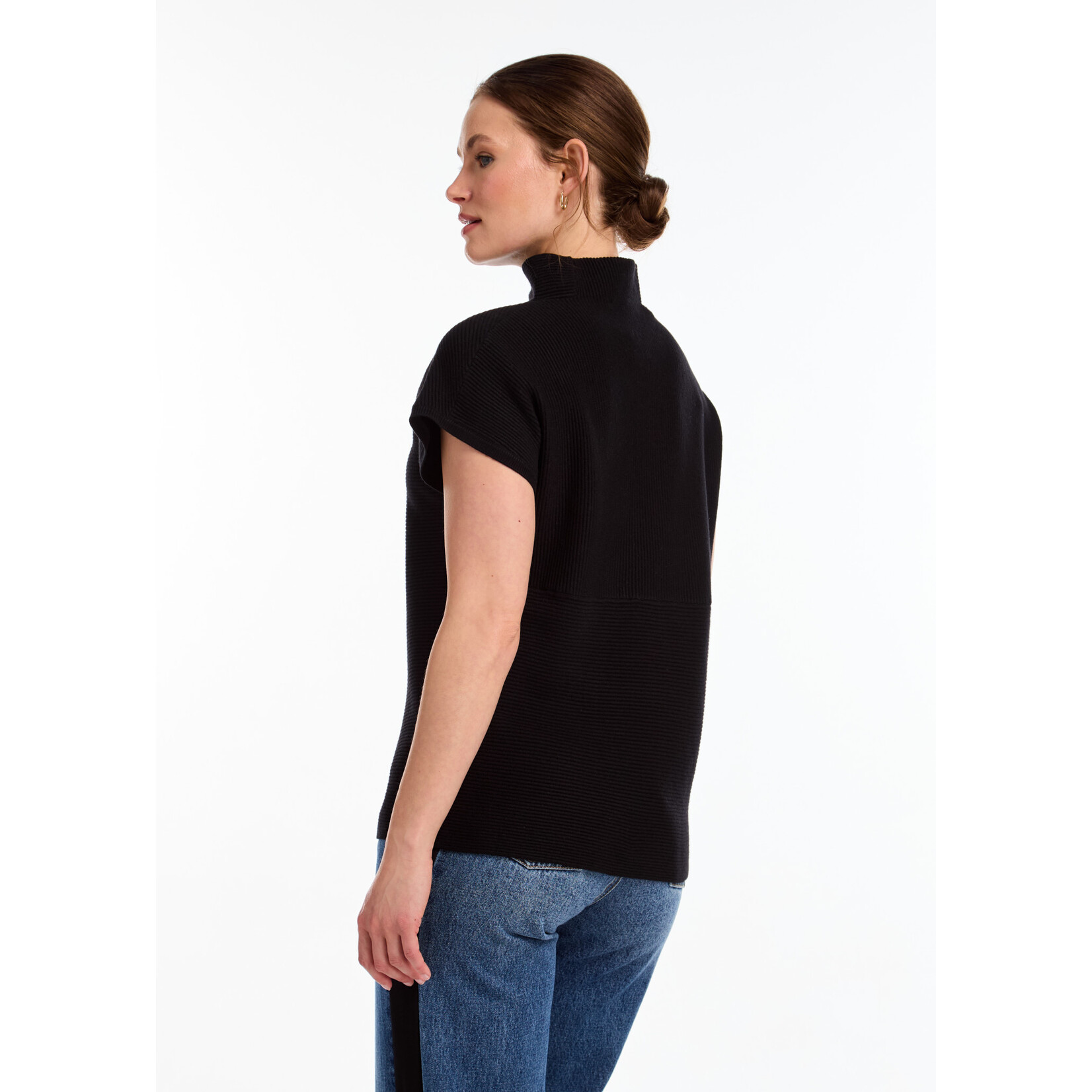 FDJ Short Sleeve Ottoman Sweater