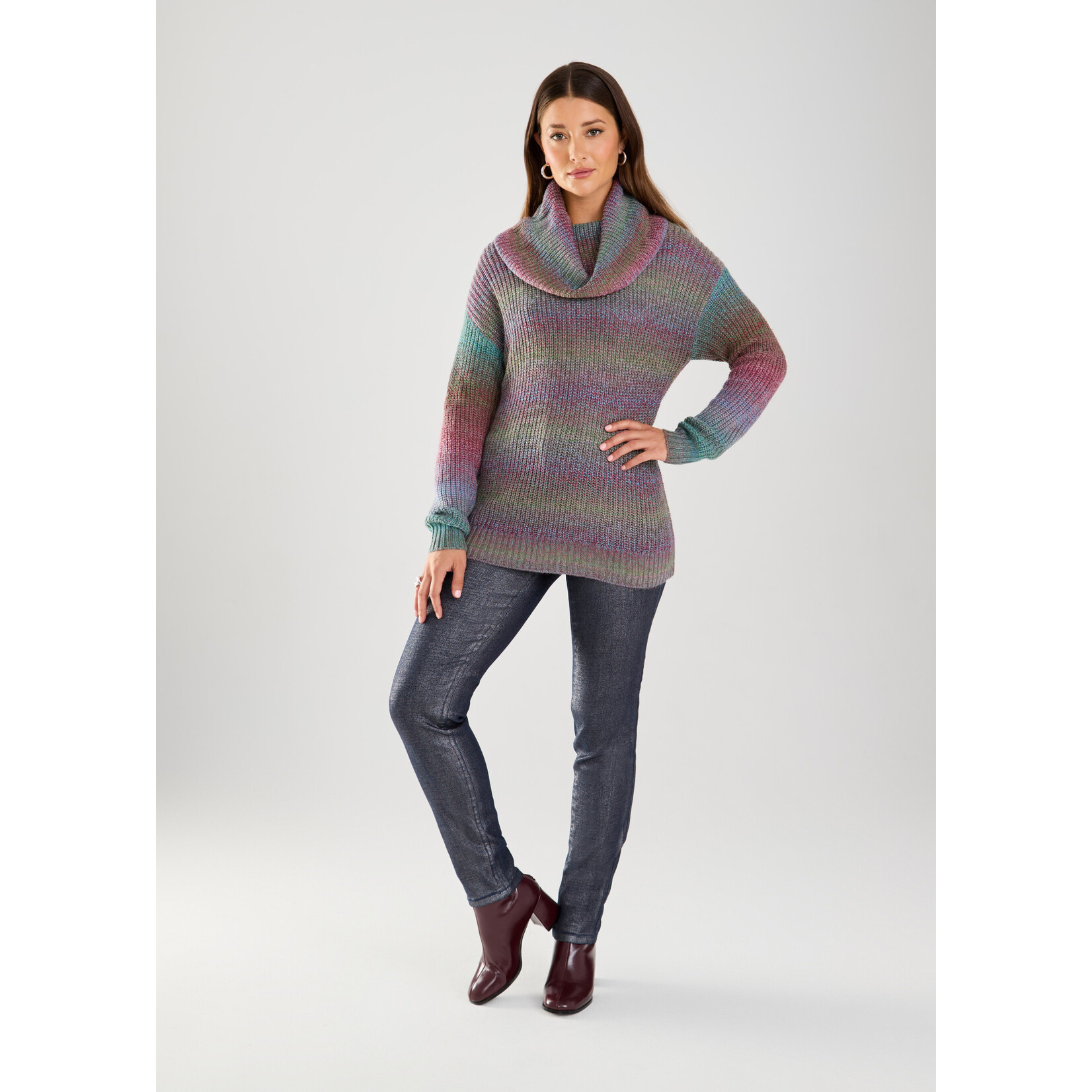 FDJ Cowl Neck Sweater