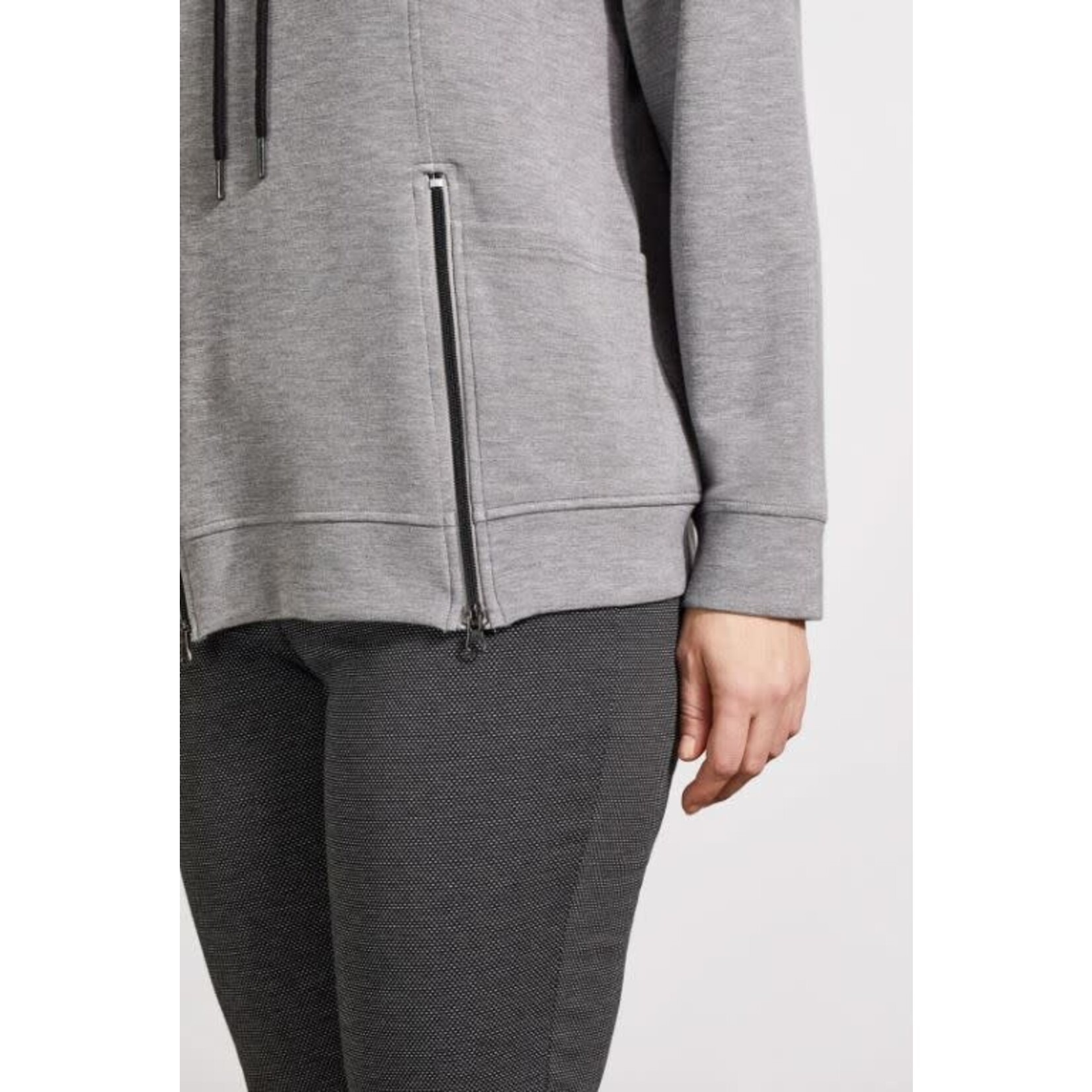 Tribal Funnel Neck Zip Detail Sweater