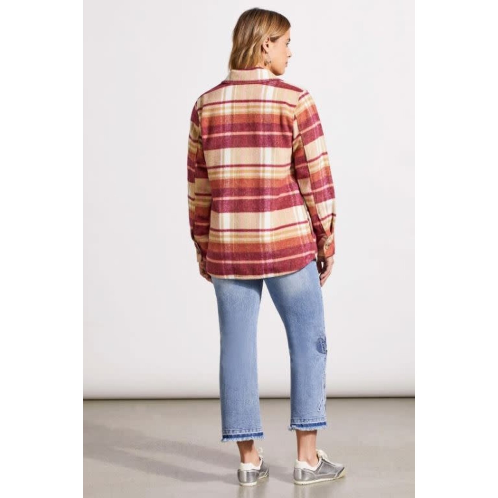 Tribal Shacket With Chest Pockets
