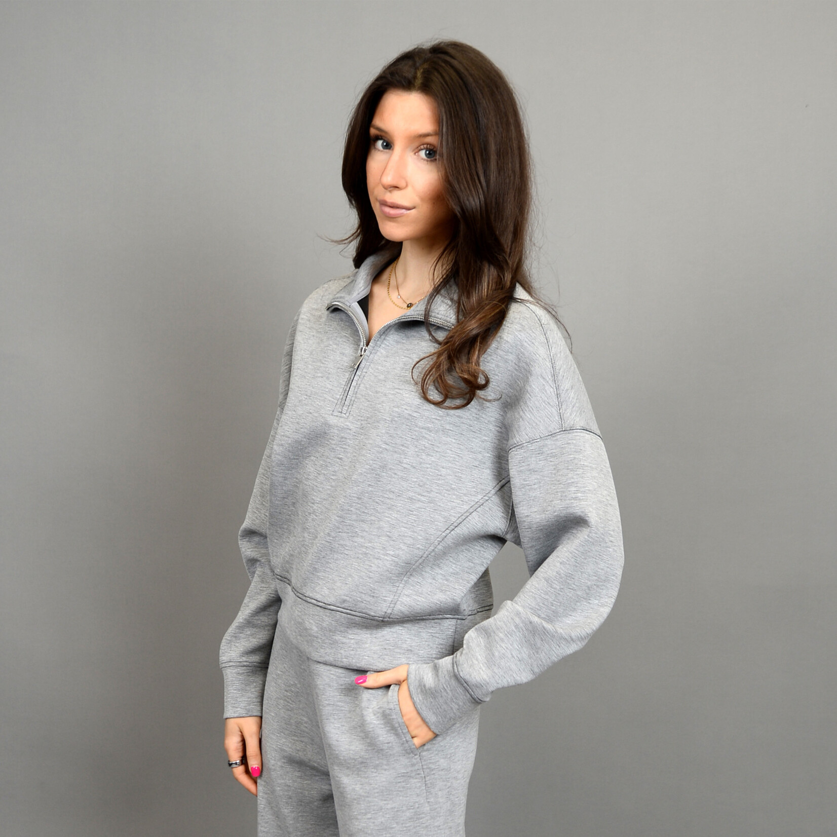 Rd Style Mailyn Melange Half Zip