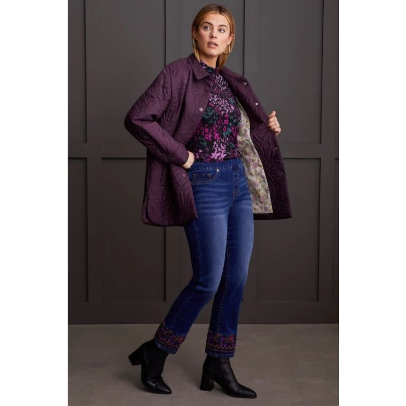 Tribal Quilted Shacket