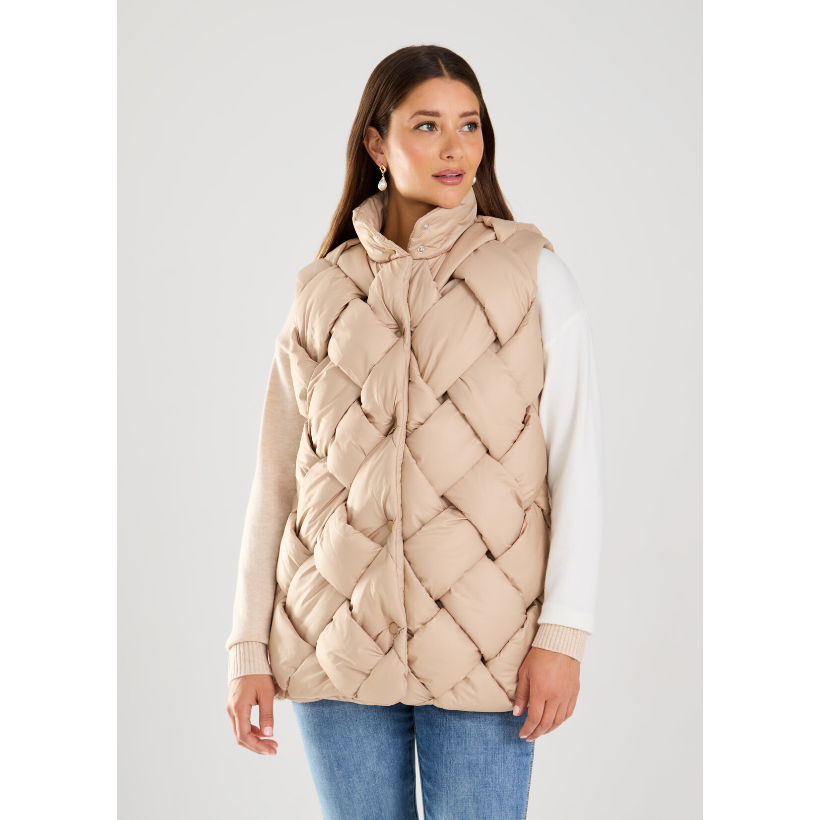 FDJ Basket Weave Vest