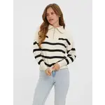Vero Moda Saba Stripe High Neck Sweater
