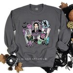 Royal Blush Wednesday Addams Death Potion Sweatshirt Charcoal