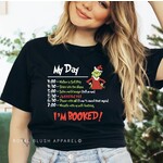 Royal Blush I'm Booked The Grinch T-Shirt Black