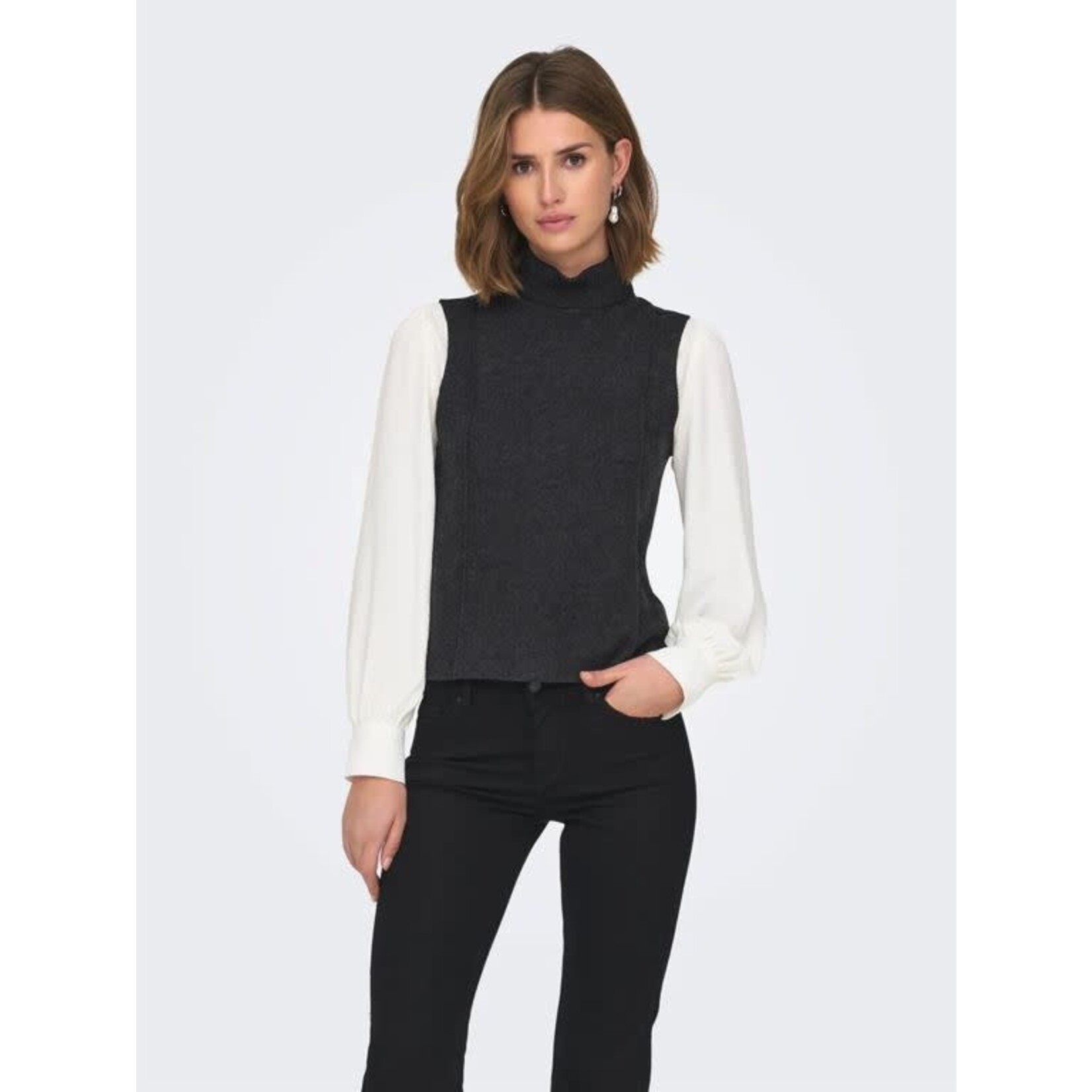 Only Matty Roll Neck Sleeveless Sweater