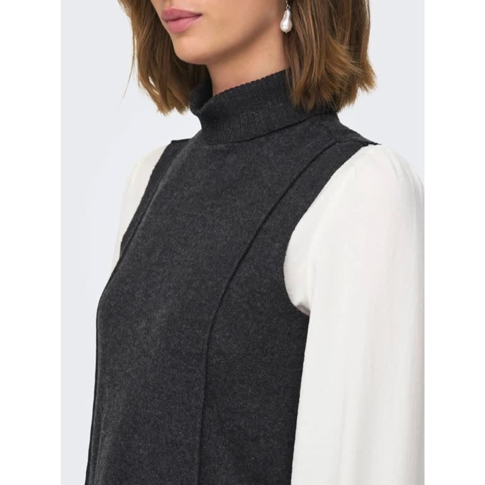Only Matty Roll Neck Sleeveless Sweater