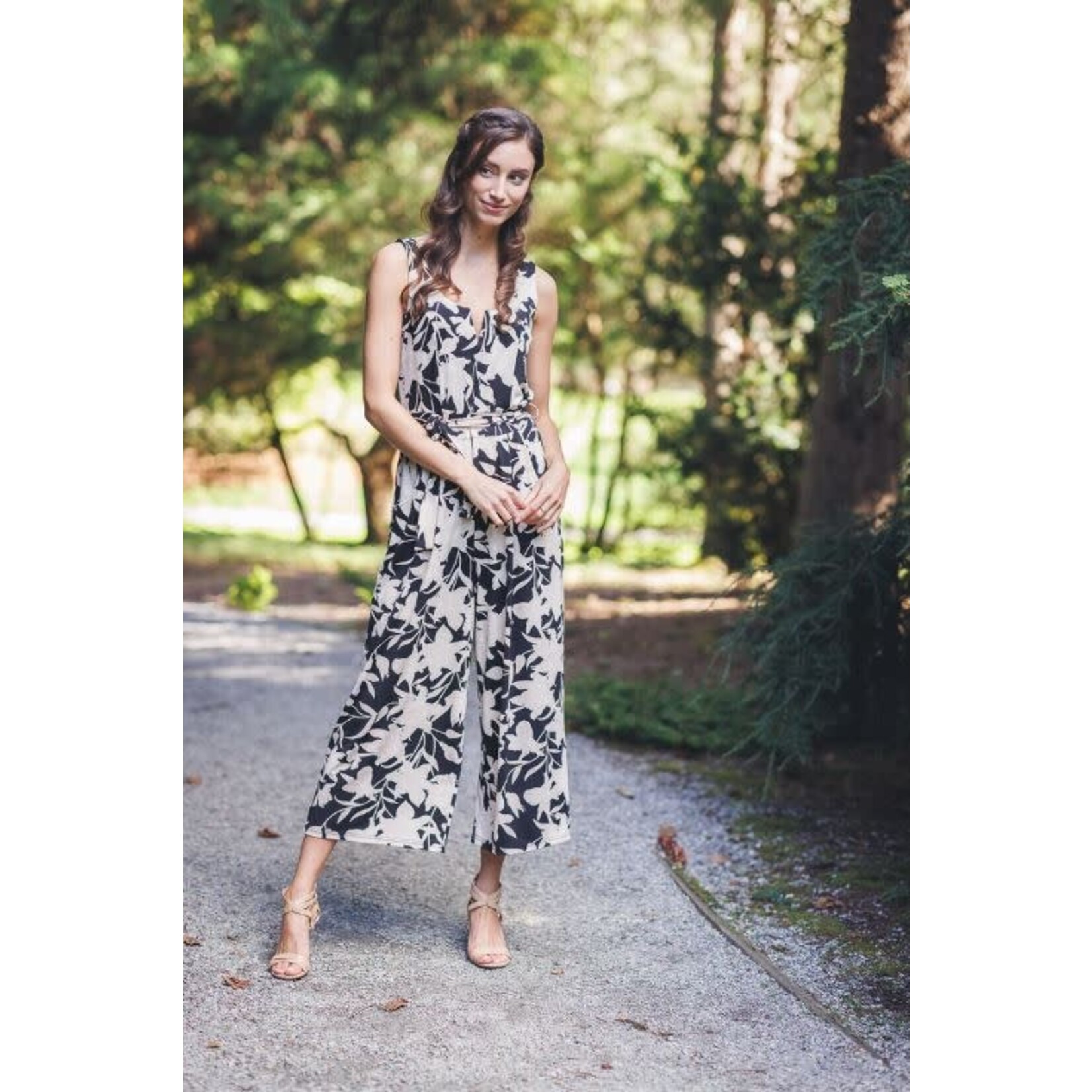 Papillon Floral Stretch Jumpsuit