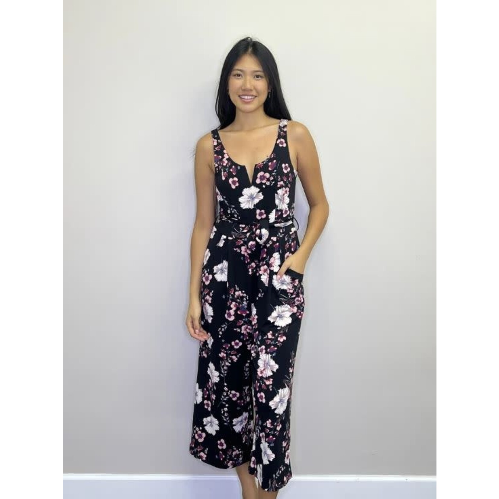 Papillon Floral Stretch Jumpsuit