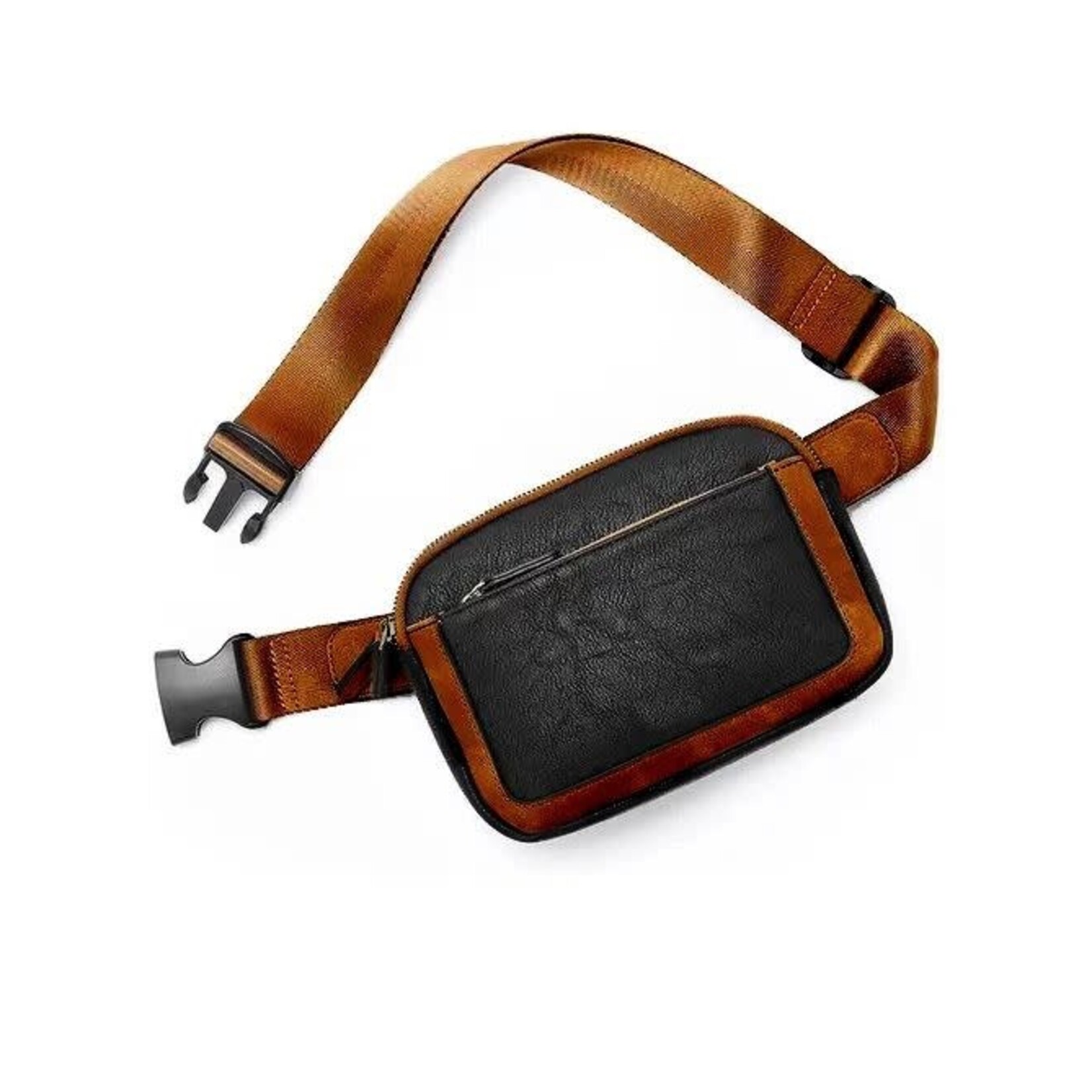 GGS Adjustable Strap Faux Leather Belt Bag