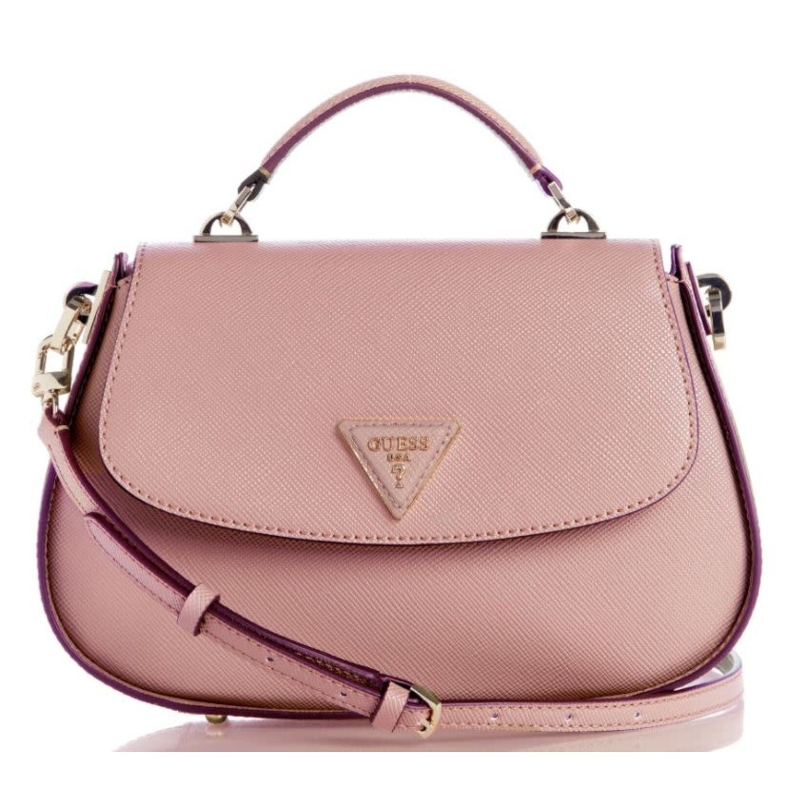 Guess Eco Jazlynn Top Handle Flap Bag