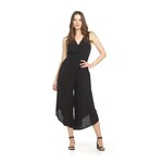 Papillon Sleeveless Wrap Wide Leg Jumpsuit
