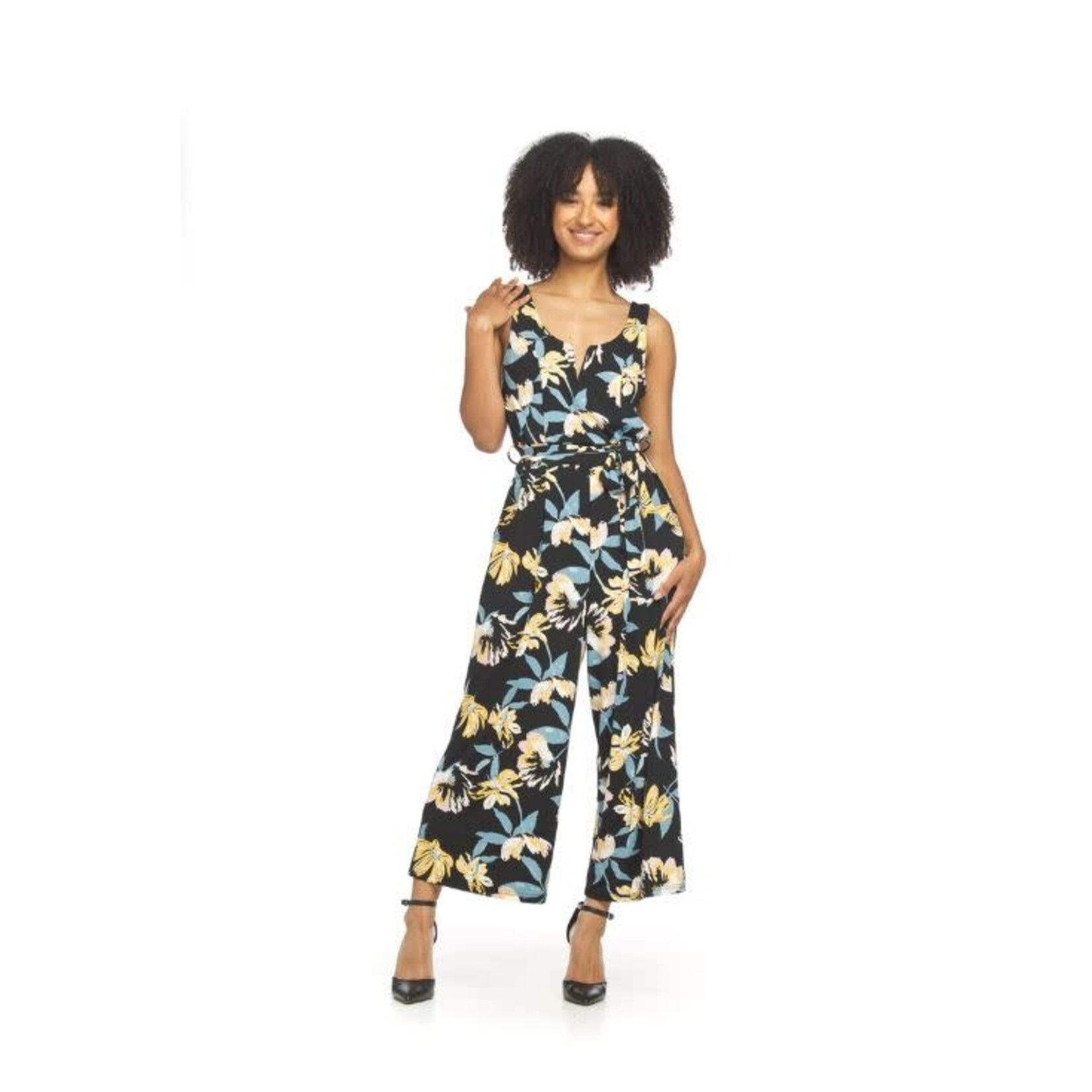 Papillon Floral Stretch Jumpsuit