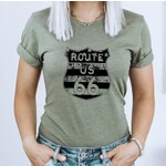 GGS Route 66 T-Shirt Olive