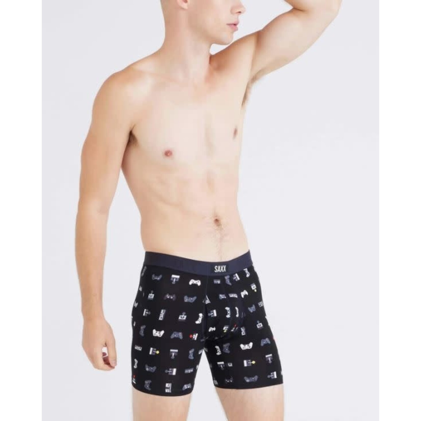 SAXX Vibe Xtra Boxer Brief Gamer Black