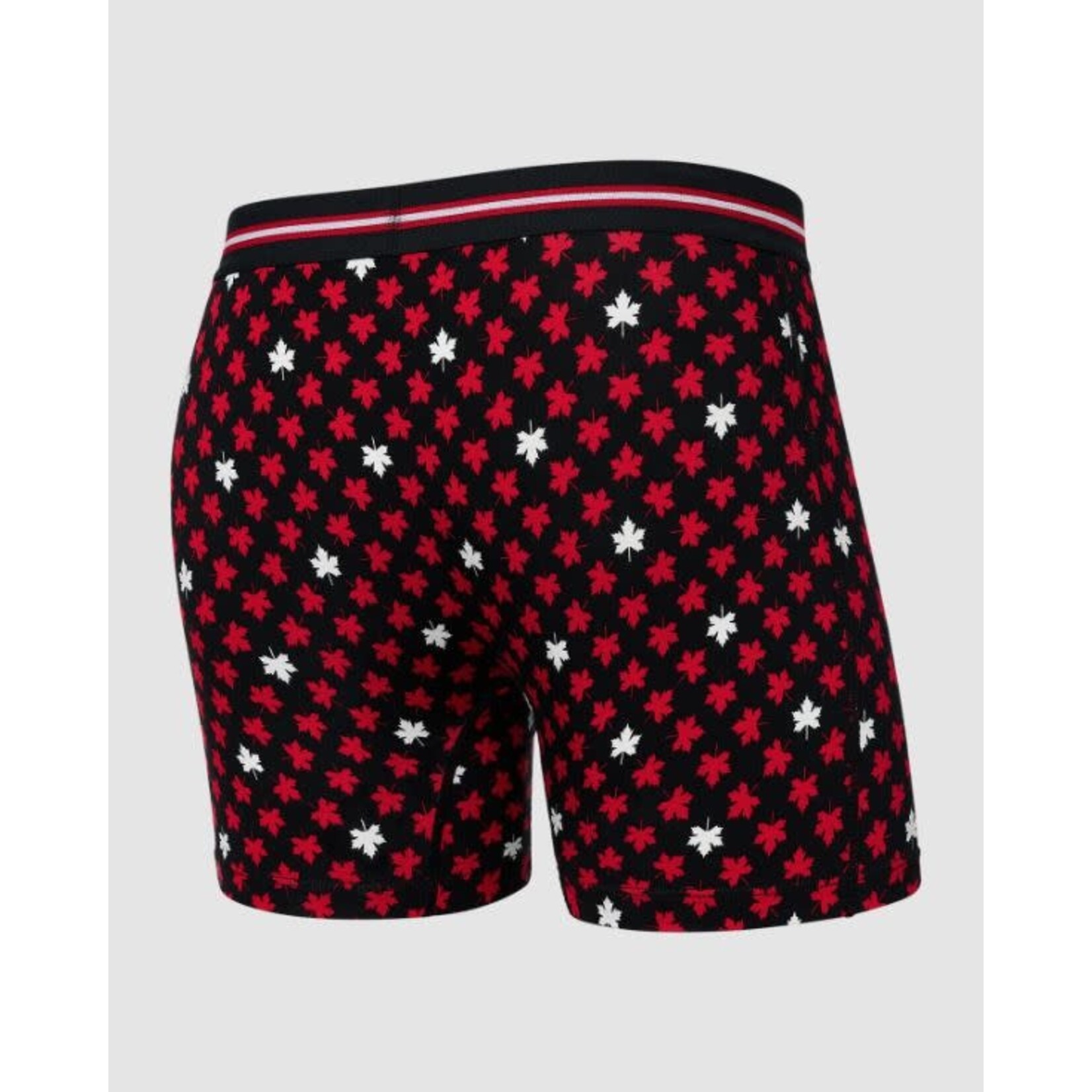 SAXX Vibe Xtra Boxer Brief Maple Leaf Black