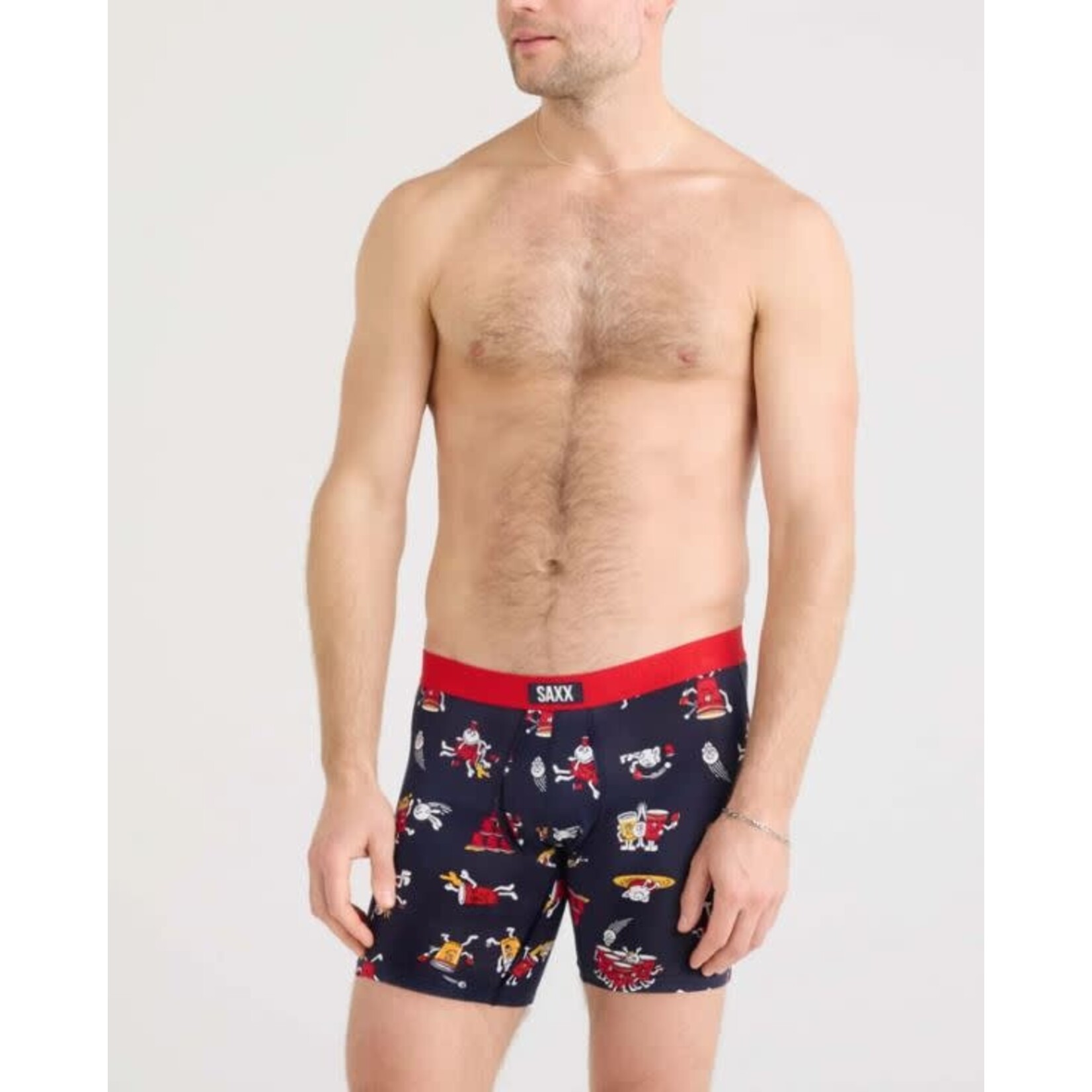 SAXX Vibe Xtra Boxer Brief Party Foul Dark Ink