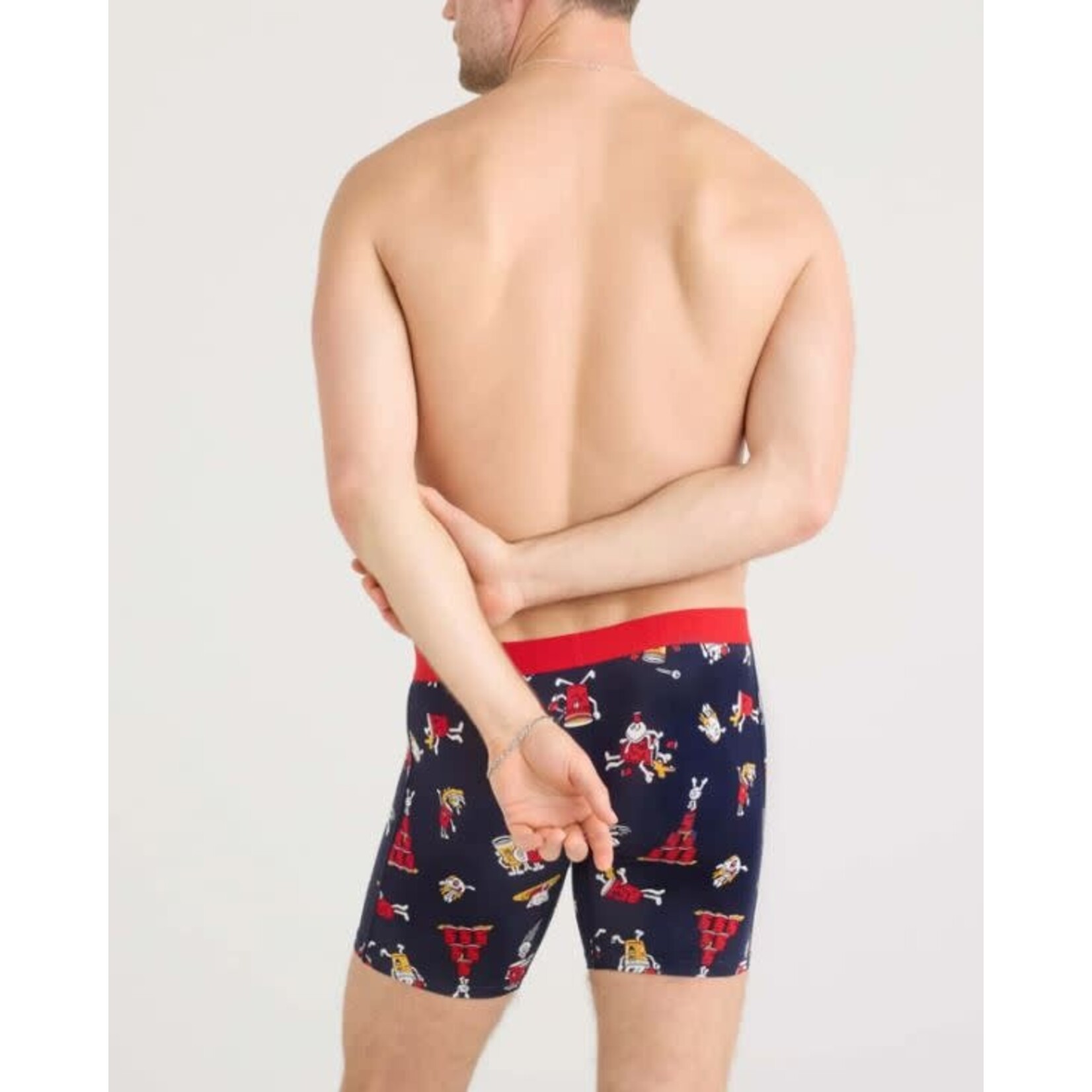 SAXX Vibe Xtra Boxer Brief Party Foul Dark Ink