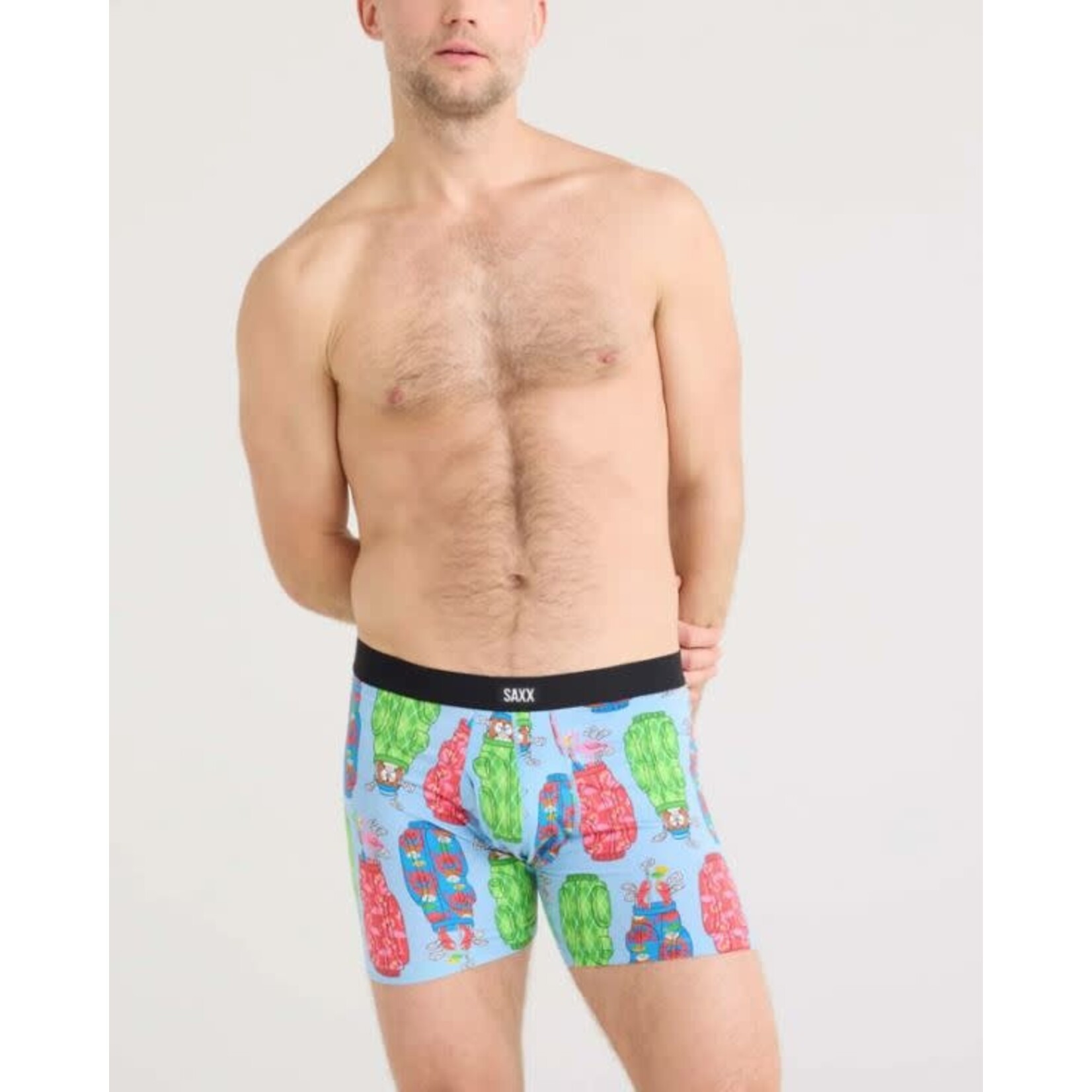 SAXX Daytripper Boxer Brief Rad-Iculous Bags Azure