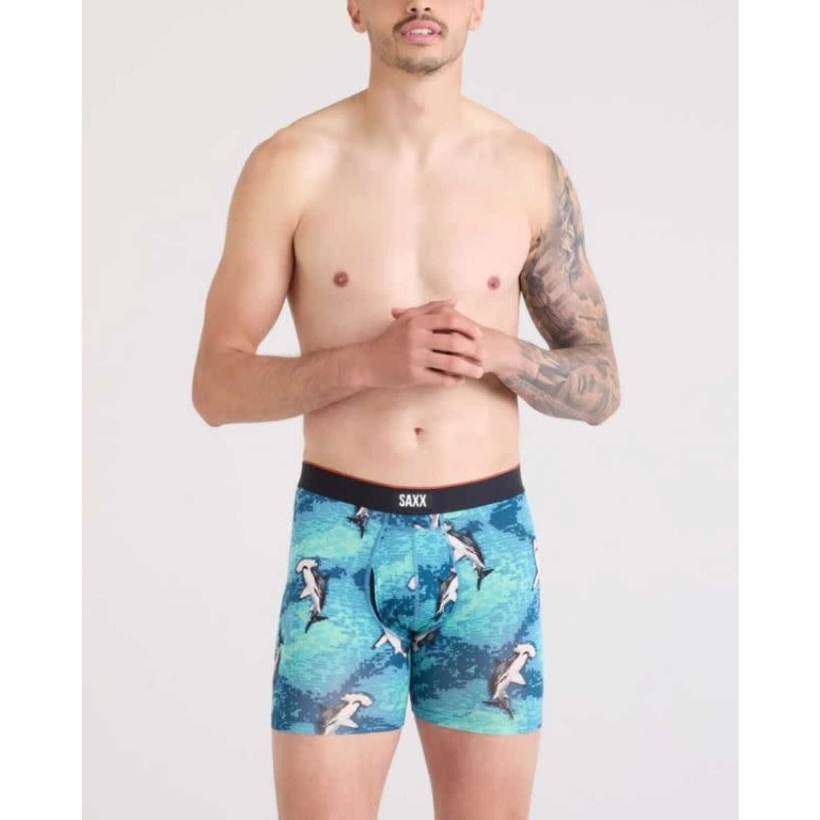 SAXX Multi Sport Mesh Boxer Brief Hammerhead Camo