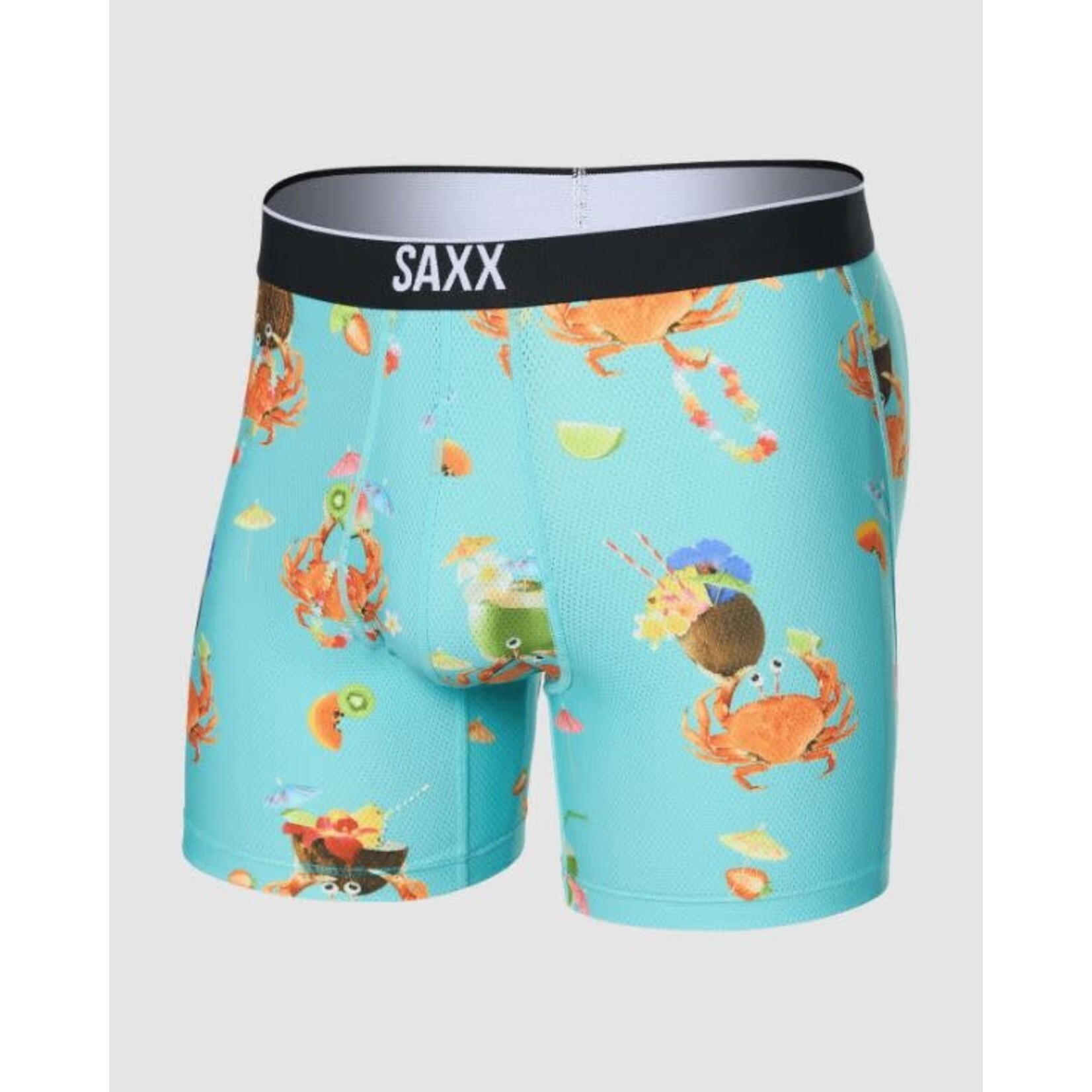 SAXX Volt Boxer Brief Crab Cocktail Turquoise