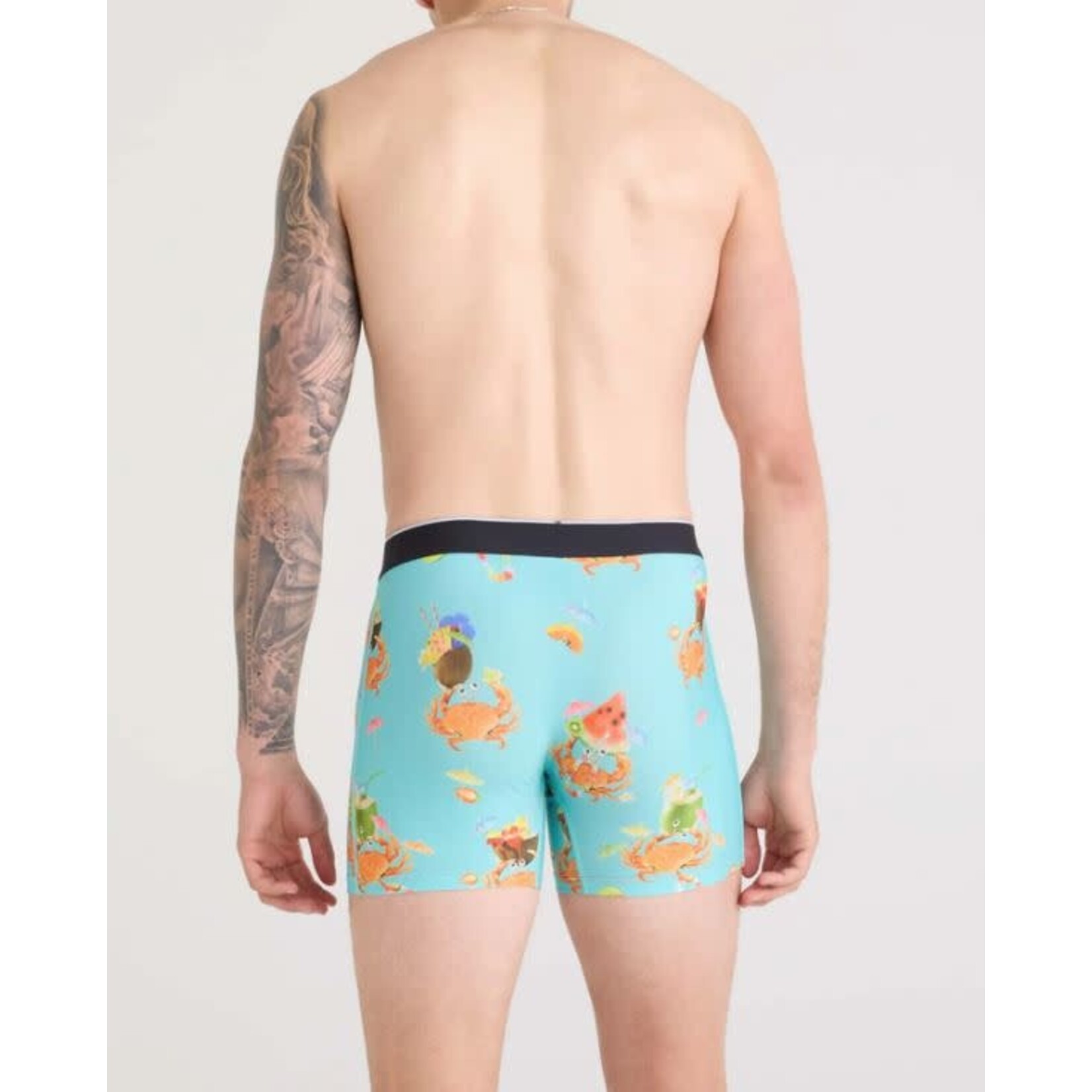 SAXX Volt Boxer Brief Crab Cocktail Turquoise