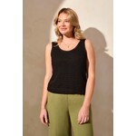 Tribal Crochet Scoop Neck Tank