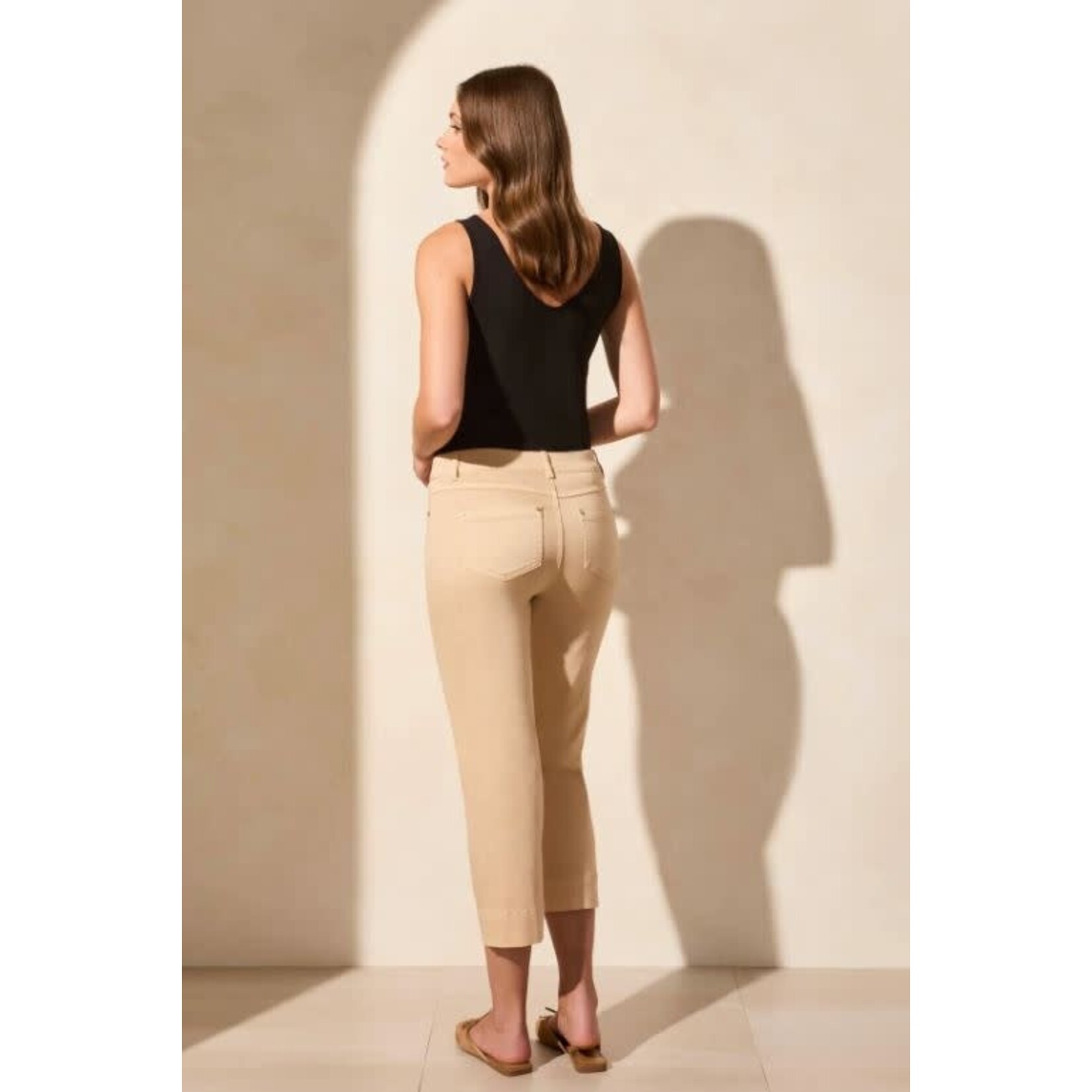 Tribal Pull On Kick Flare Capri