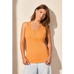 Tribal Henley Tank Top