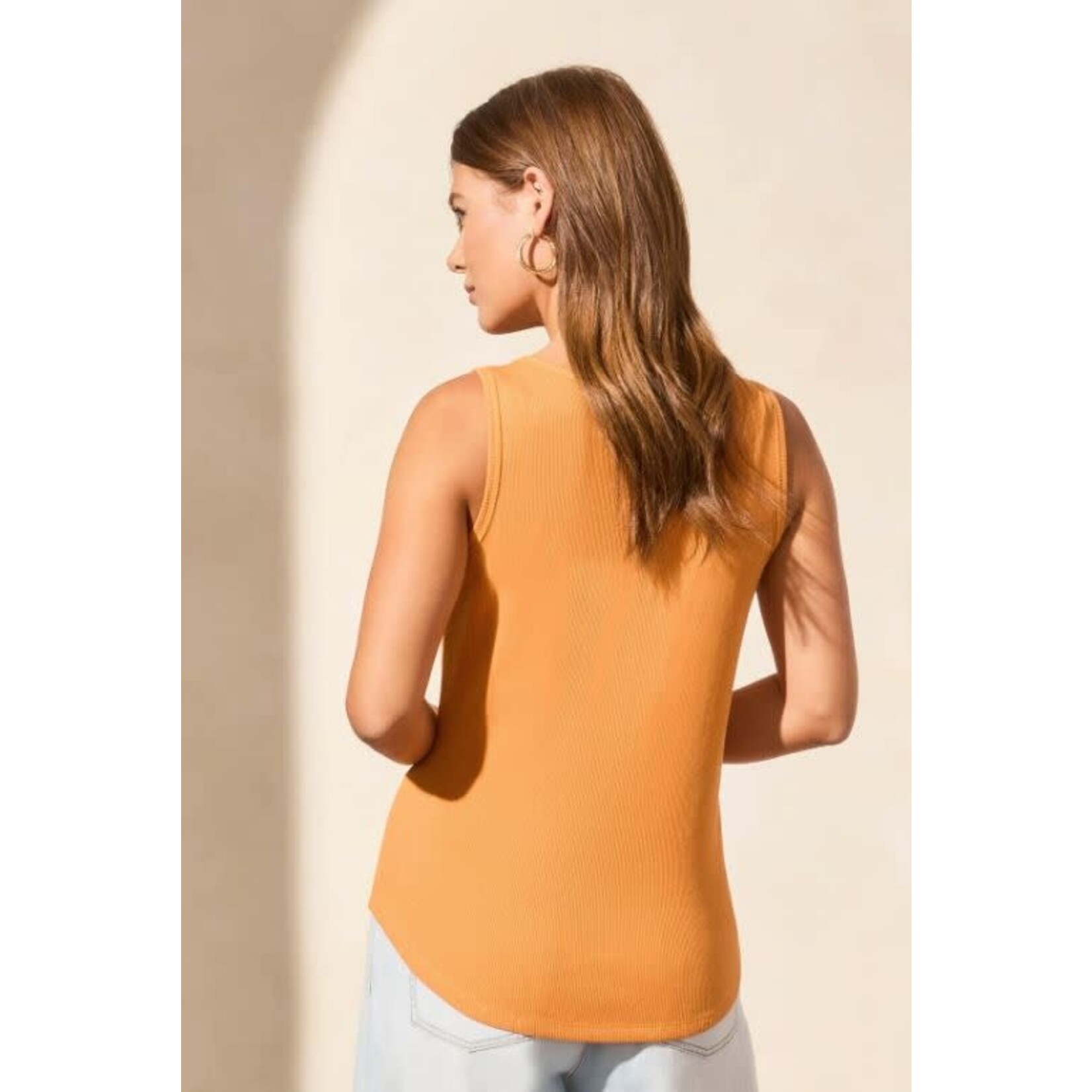 Tribal Henley Tank Top