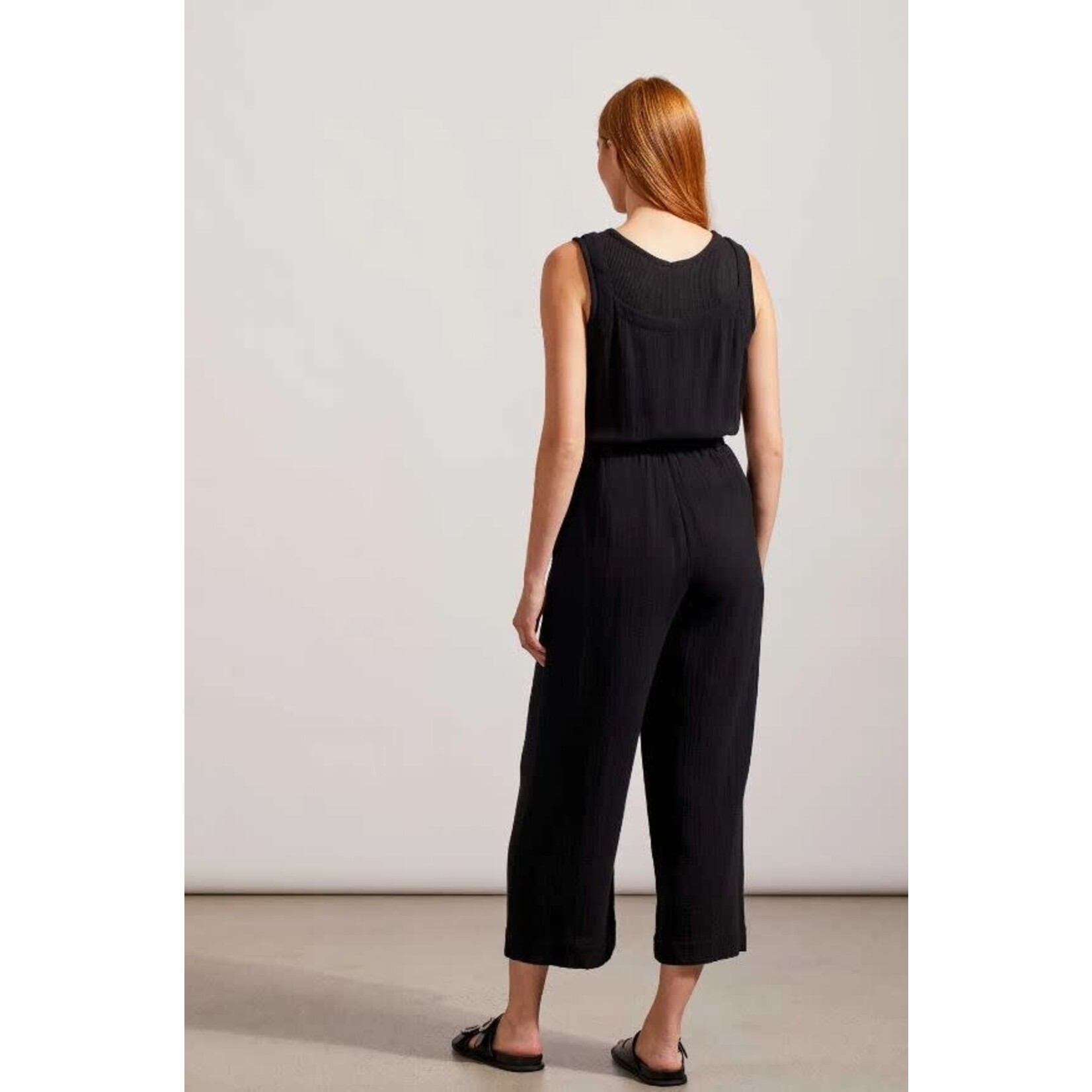 Tribal Button Front Jumpsuit With Sash