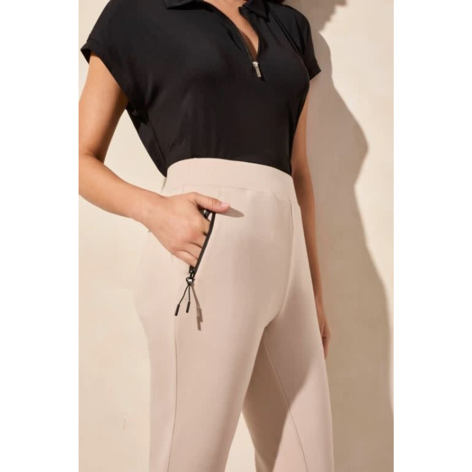 Tribal Techno Lux Pull On Ankle Pant