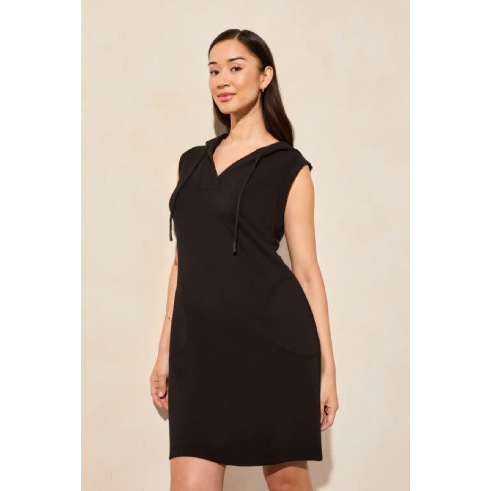 Tribal Sleeveless Hooded Dress