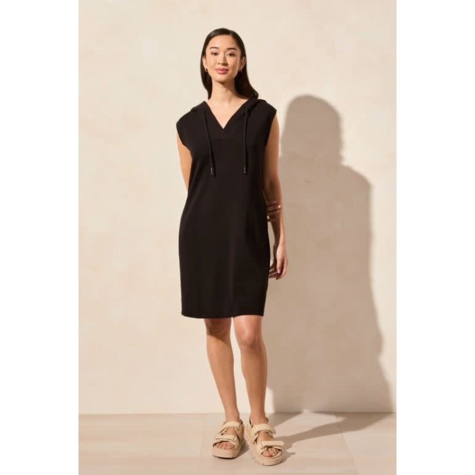 Tribal Sleeveless Hooded Dress