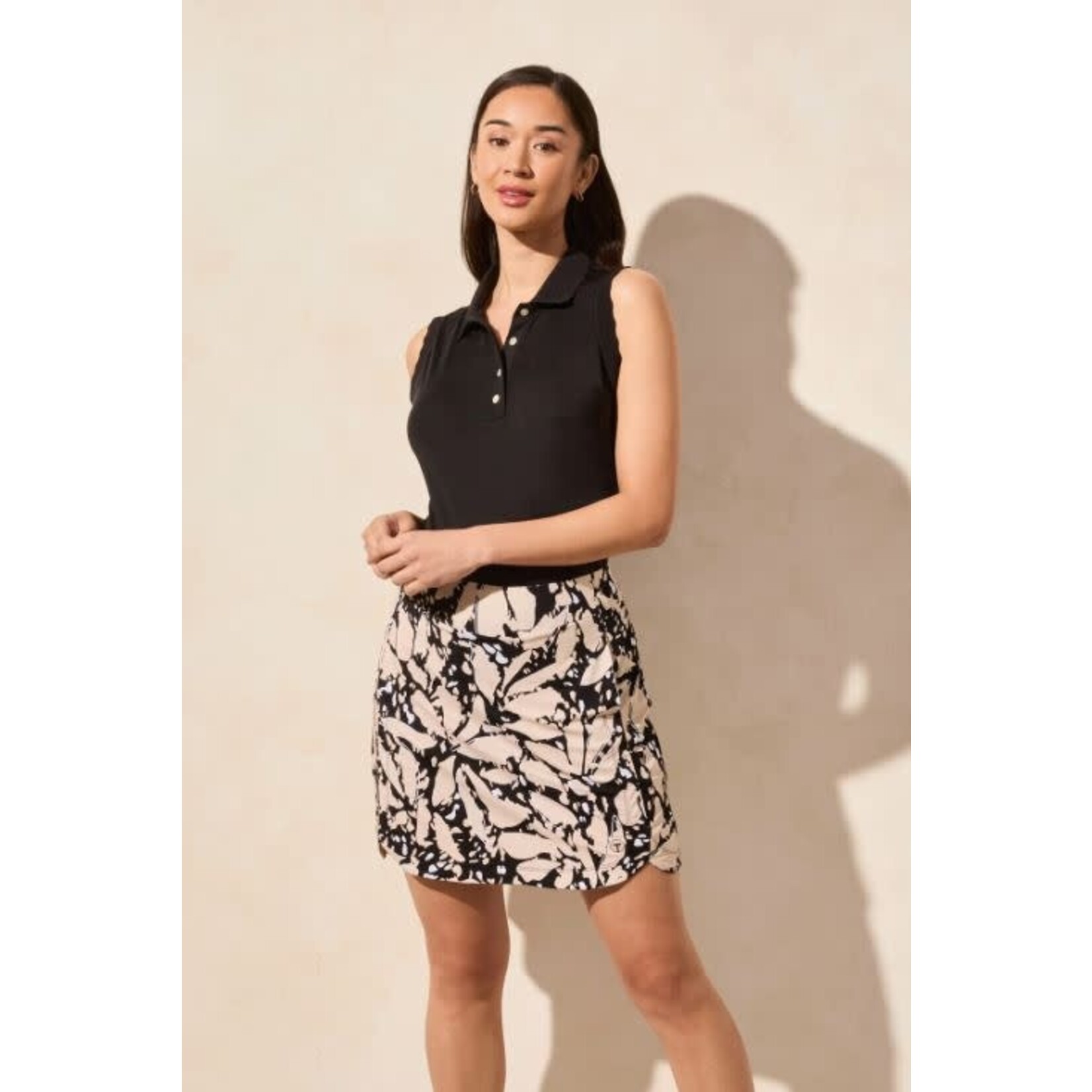 Tribal Printed Pull On Skort