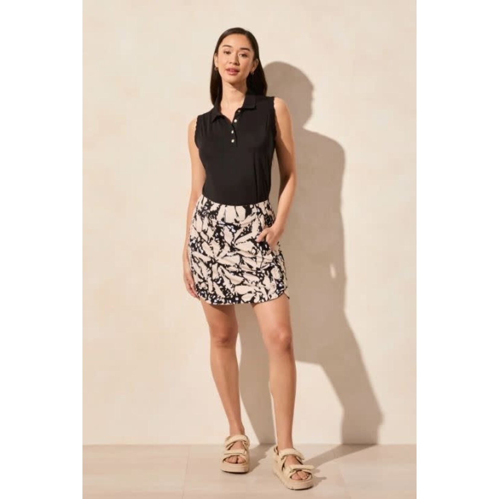 Tribal Printed Pull On Skort